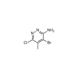 4-Bromo-6-chloro-5-methylpyridazin-3-amine