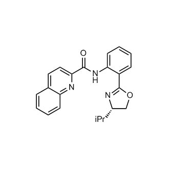 (S)-N-(2-(4-Isopropyl-4,5-dihydrooxazol-2-yl)phenyl)quinoline-2-carboxamide