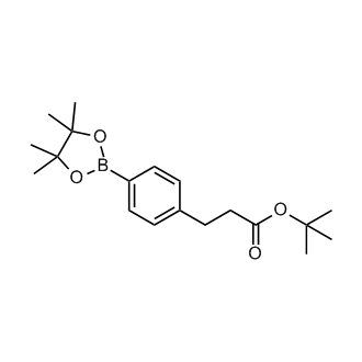 tert-Butyl 3-(4-(4,4,5,5-tetramethyl-1,3,2-dioxaborolan-2-yl)phenyl)propanoate