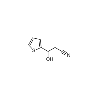 β-Hydroxy-2-thiophenepropanenitrile