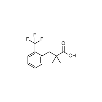 2,2-Dimethyl-3-(2-(trifluoromethyl)phenyl)propanoic acid