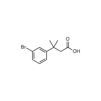 3-(3-Bromophenyl)-3-methylbutanoic acid