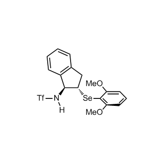N-((1S,2S)-2-((2,6-Dimethoxyphenyl)selanyl)-2,3-dihydro-1H-inden-1-yl)-1,1,1-trifluoromethanesulfonamide