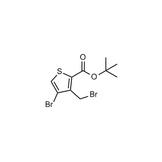 tert-Butyl 4-bromo-3-(bromomethyl)thiophene-2-carboxylate