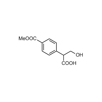 Benzeneacetic acid, α-(hydroxymethyl)-4-(methoxycarbonyl)-