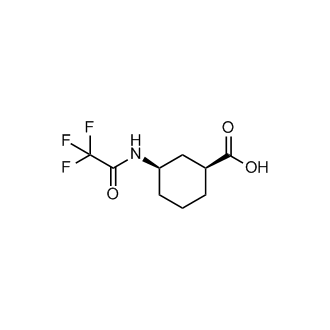 rel-(1S,3R)-3-(2,2,2-Trifluoroacetamido)cyclohexane-1-carboxylic acid