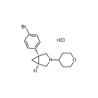 (1R,5S)-1-(4-Bromophenyl)-3-(tetrahydro-2H-pyran-4-yl)-3-azabicyclo[3.1.0]hexane hydrochloride