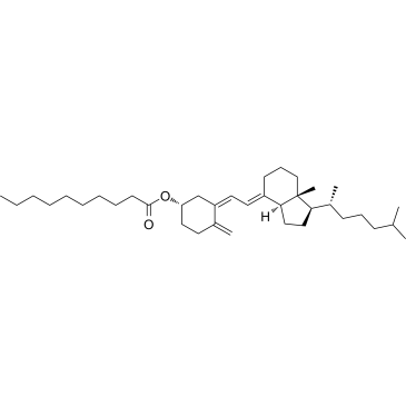 (1S,3Z)-3-[(2E)-2-[(1R,3aS,7aR)-1-[(1R)-1,5-Dimethylhexyl]octahydro-7a-methyl-4H-inden-4-ylidene]ethylidene]-4-methylenecyclohexyl decanoate