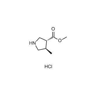 trans-Methyl 4-methylpyrrolidine-3-carboxylate(hydrochloride)(1:1)