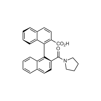 (1S)-2′-(1-Pyrrolidinylcarbonyl)[1,1′-binaphthalene]-2-carboxylic acid