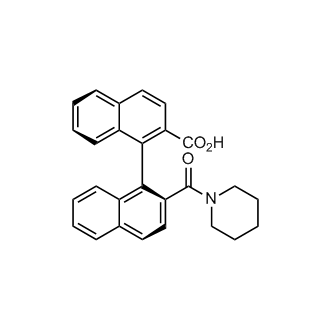 (1S)-2′-(1-Piperidinylcarbonyl)[1,1′-binaphthalene]-2-carboxylic acid