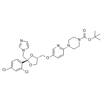 tert-Butyl 4-(5-(((2S,4R)-2-((1H-imidazol-1-yl)methyl)-2-(2,4-dichlorophenyl)-1,3-dioxolan-4-yl)methoxy)pyridin-2-yl)piperazine-1-carboxylate