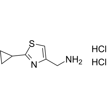 (2-Cyclopropylthiazol-4-yl)methanamine dihydrochloride