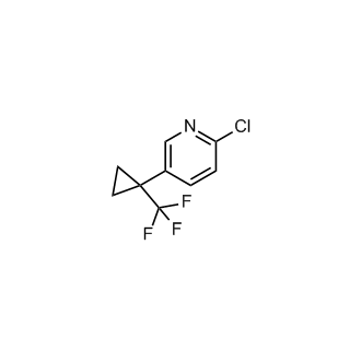 2-Chloro-5-[1-(trifluoromethyl)cyclopropyl]pyridine