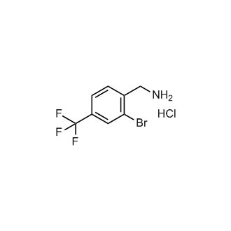 (2-Bromo-4-(trifluoromethyl)phenyl)methanamine hydrochloride