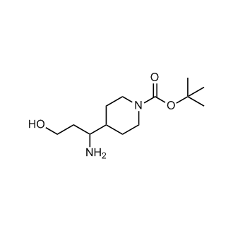 tert-Butyl 4-(1-amino-3-hydroxypropyl)piperidine-1-carboxylate