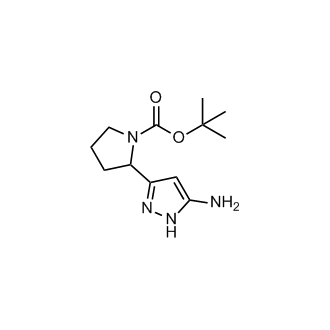 tert-Butyl 2-(5-amino-1H-pyrazol-3-yl)pyrrolidine-1-carboxylate