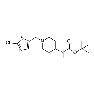 Tert-butyl N-[1-[(2-chloro-1,3-thiazol-5-yl)methyl]piperidin-4-yl]carbamate