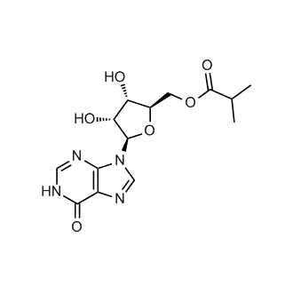 ((2R,3S,4R,5R)-3,4-Dihydroxy-5-(6-oxo-1,6-dihydro-9H-purin-9-yl)tetrahydrofuran-2-yl)methyl isobutyrate