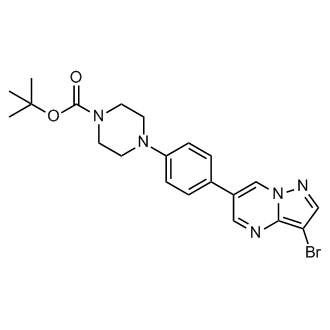 tert-Butyl 4-(4-(3-bromopyrazolo[1,5-a]pyrimidin-6-yl)phenyl)piperazine-1-carboxylate