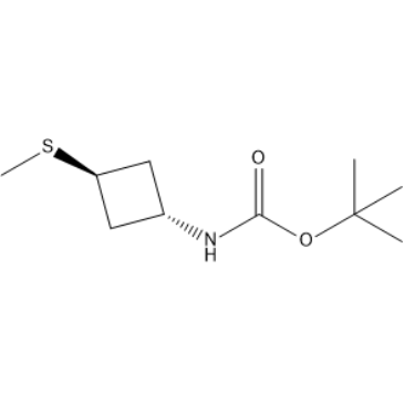 tert-butyl trans-N-(3-methylsulfanylcyclobutyl)carbamate