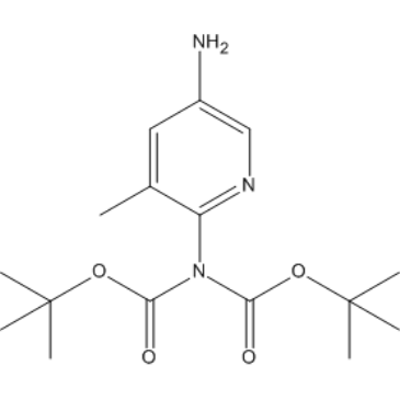 tert-butyl N-(5-amino-3-methyl-2-pyridyl)-N-tert-butoxycarbonyl-carbamate