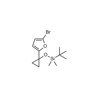 (1-(5-Bromofuran-2-yl)cyclopropoxy)(tert-butyl)dimethylsilane