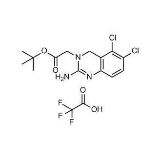 tert-Butyl 2-(2-amino-5,6-dichloroquinazolin-3(4H)-yl)acetate 2,2,2-trifluoroacetate