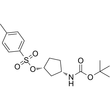 (1R,3S)-3-((tert-Butoxycarbonyl)amino)cyclopentyl 4-methylbenzenesulfonate