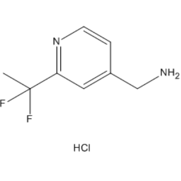 (2-(1,1-Difluoroethyl)pyridin-4-yl)methanamine hydrochloride