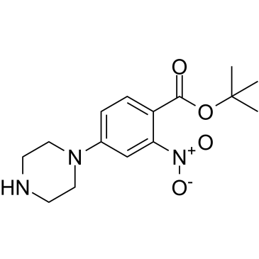 tert-Butyl 2-nitro-4-(piperazin-1-yl)benzoate