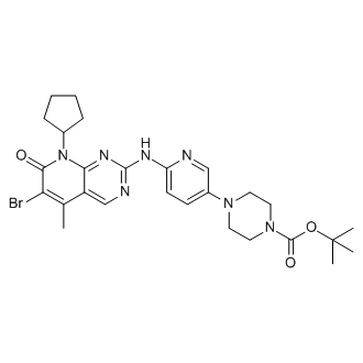 tert-Butyl 4-(6-((6-bromo-8-cyclopentyl-5-methyl-7-oxo-7,8-dihydropyrido[2,3-d]pyrimidin-2-yl)amino)pyridin-3-yl)piperazine-1-carboxylate