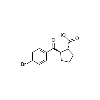 (1R,2R)-2-(4-bromobenzoyl)cyclopentane-1-carboxylic acid