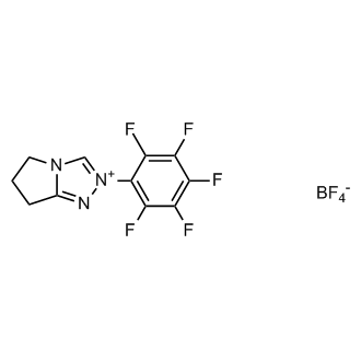 2-(Perfluorophenyl)-6,7-dihydro-5H-pyrrolo[2,1-c][1,2,4]triazol-2-ium tetrafluoroborate
