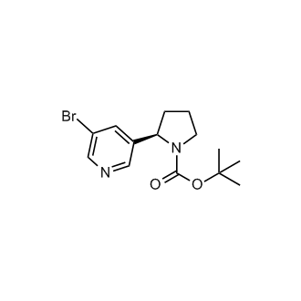 (R)-tert-butyl 2-(5-bromopyridin-3-yl)pyrrolidine-1-carboxylate