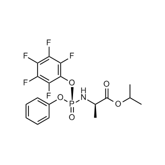 (R)-isopropyl 2-(((S)-(perfluorophenoxy)(phenoxy)phosphoryl)amino)propanoate