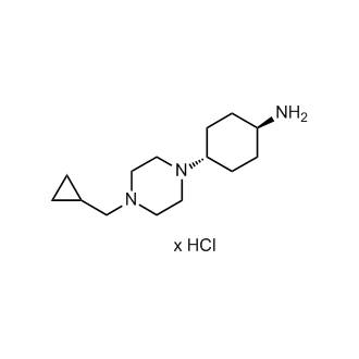 trans-4-[4-(CyclopropylMethyl)-1-piperazinyl]-cyclohexanaMine hydrochloride (1:X)