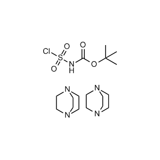 tert-Butyl chlorosulfonylcarbamate compound with 1,4-diazabicyclo[2.2.2]octane (1:2)