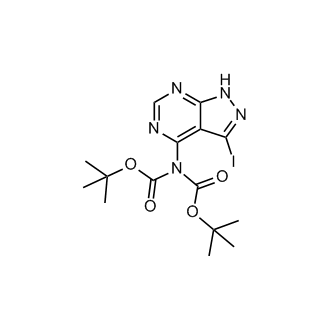 Imidodicarbonic acid, 2-(3-iodo-1H-pyrazolo[3,4-d]pyrimidin-4-yl)-, 1,3-bis(1,1-dimethylethyl) ester