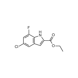 Ethyl 5-chloro-7-fluoro-1H-indole-2-carboxylate
