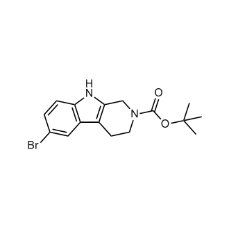 tert-butyl 6-bromo-3,4-dihydro-1H-pyrido[3,4-b]indole-2(9H)-carboxylate