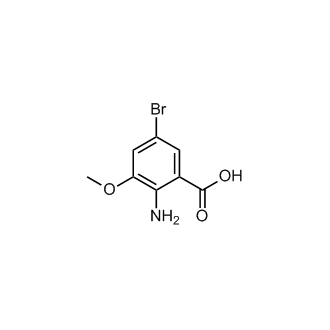 2-Amino-5-bromo-3-(methyloxy)benzoic acid