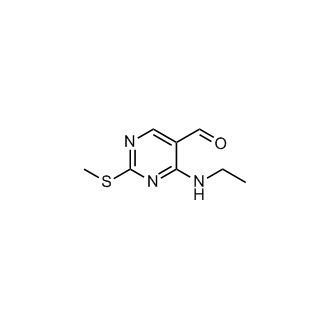 4-Ethylamino-2-methanethiopyrimidine-5-carboxaldehyde