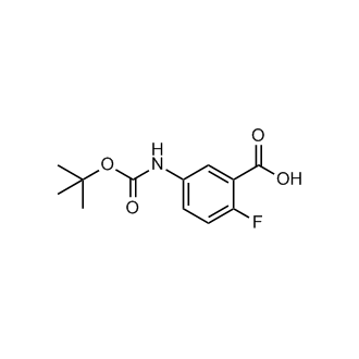 5-[(tert-Butoxycarbonyl)amino]-2-fluorobenzoic acid