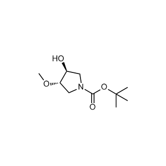 rel-(3R,4R)-3-Hydroxy-4-methoxypyrrolidine-1-carboxylic acid tert-butyl ester