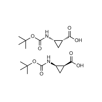 rel-(1R,2S)-2-((tert-butoxycarbonyl)amino)cyclopropane-1-carboxylic acid
