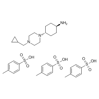 rel-(1R,4R)-4-(4-(Cyclopropylmethyl)piperazin-1-yl)cyclohexan-1-amine tris(4-methylbenzenesulfonate)