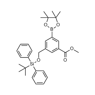 Methyl 3-(((tert-butyldiphenylsilyl)oxy)methyl)-5-(4,4,5,5-tetramethyl-1,3,2-dioxaborolan-2-yl)benzoate