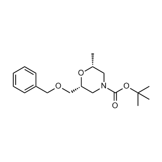 tert-Butyl (2R,6R)-2-((benzyloxy)methyl)-6-methylmorpholine-4-carboxylate