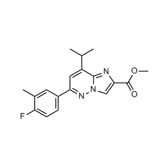 Methyl 6-(4-fluoro-3-methylphenyl)-8-isopropylimidazo[1,2-b]pyridazine-2-carboxylate